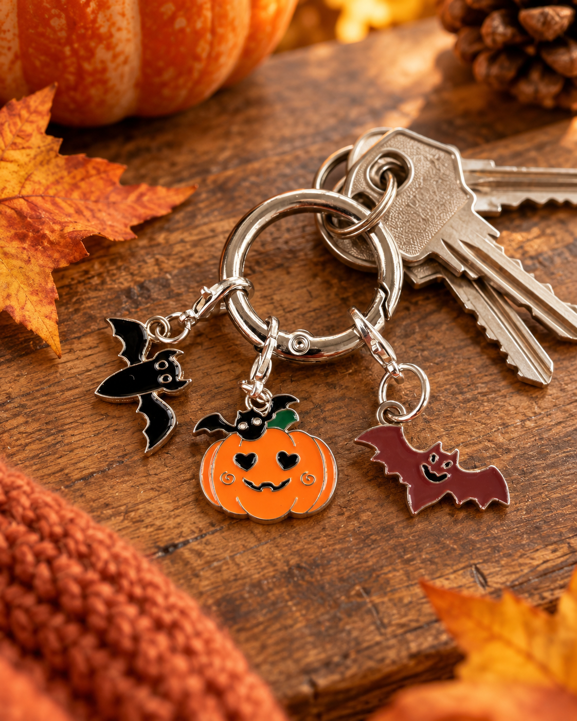 Spooky Halloween Keyring